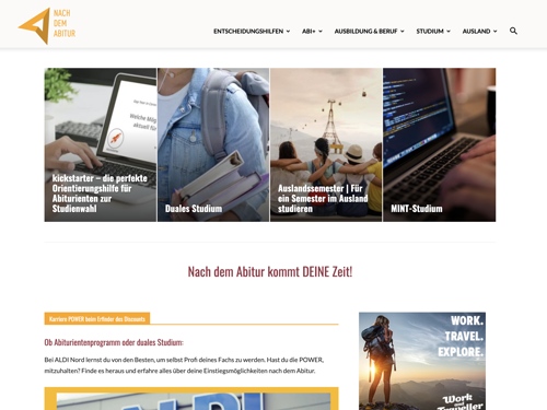 Website von nach-dem-abitur.de